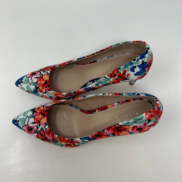 Kelly & Katie KK Misha Women's Heels Size 6.5 Floral - Picture 4 of 12